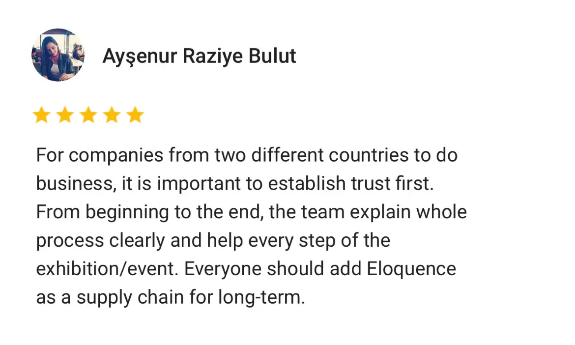 Reseña de cliente de Eloquence 2